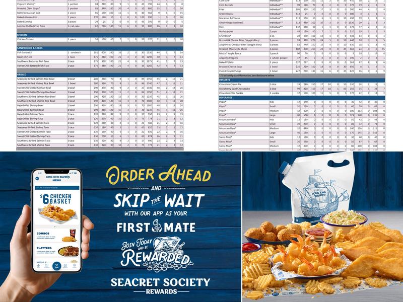 Long John Silver's Menu