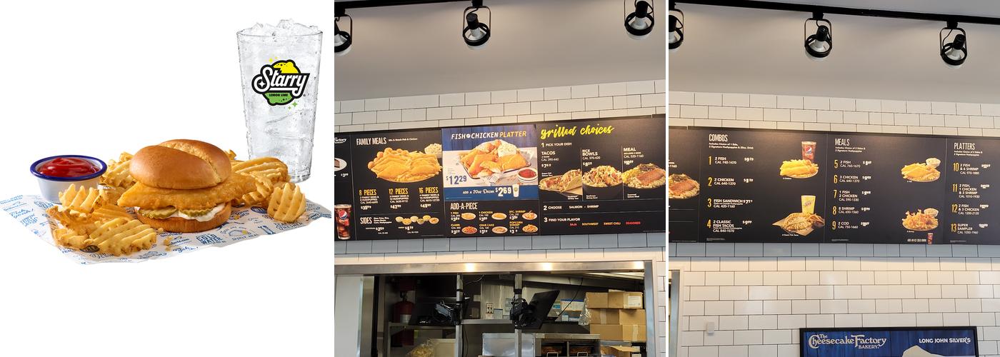 Long John Silver's Menu