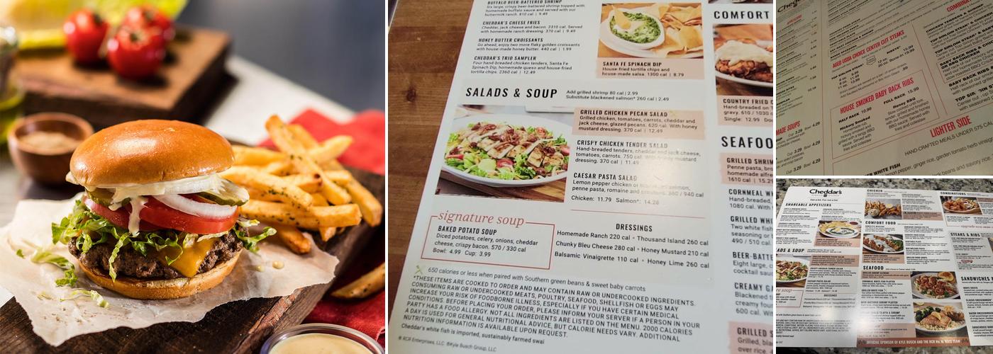 Cheddar's Scratch Kitchen Menu
