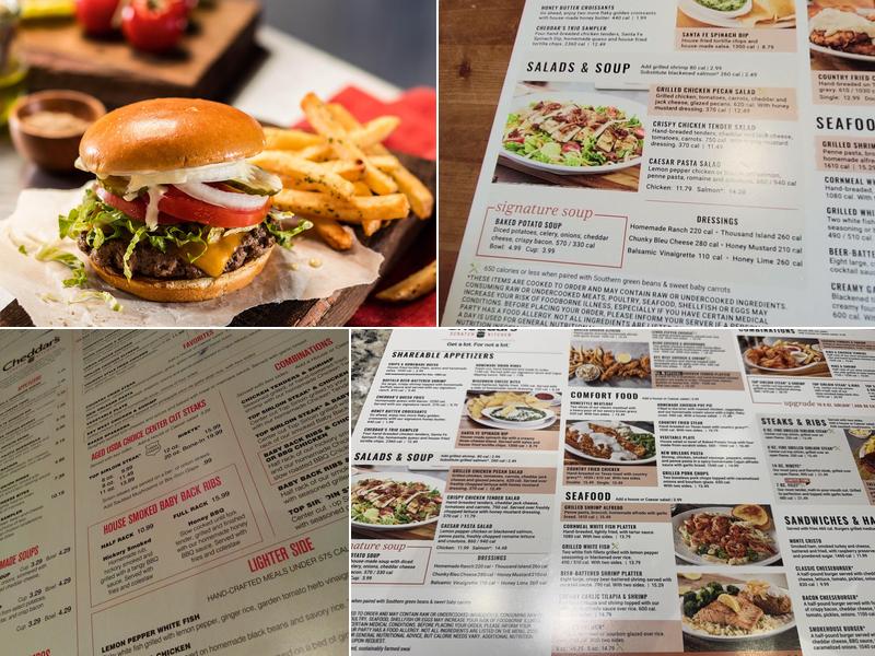 Cheddar's Scratch Kitchen Menu