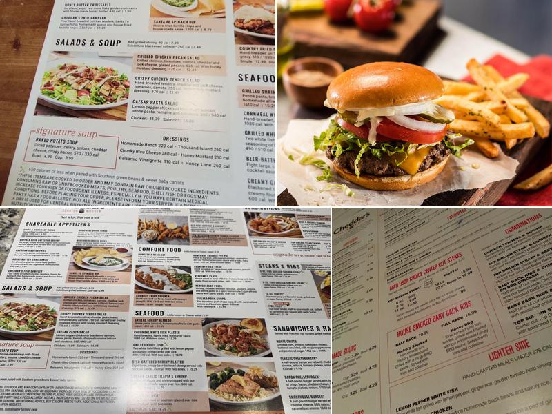 Cheddar's Scratch Kitchen Menu