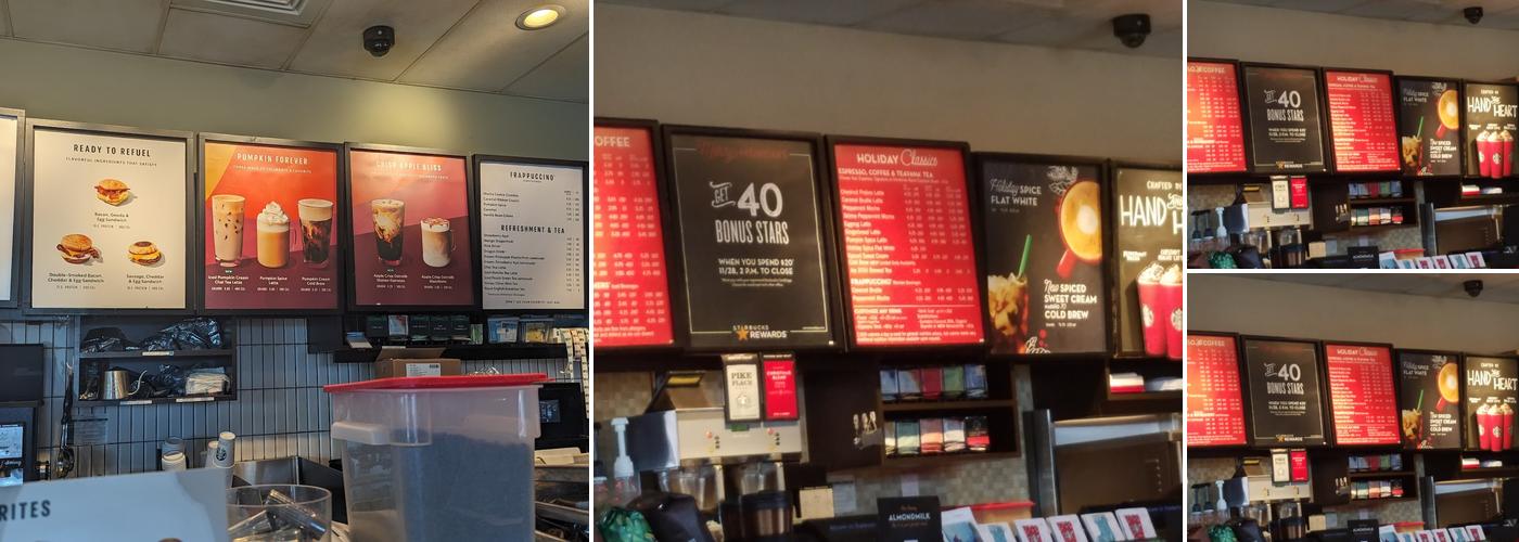 Starbucks Menu