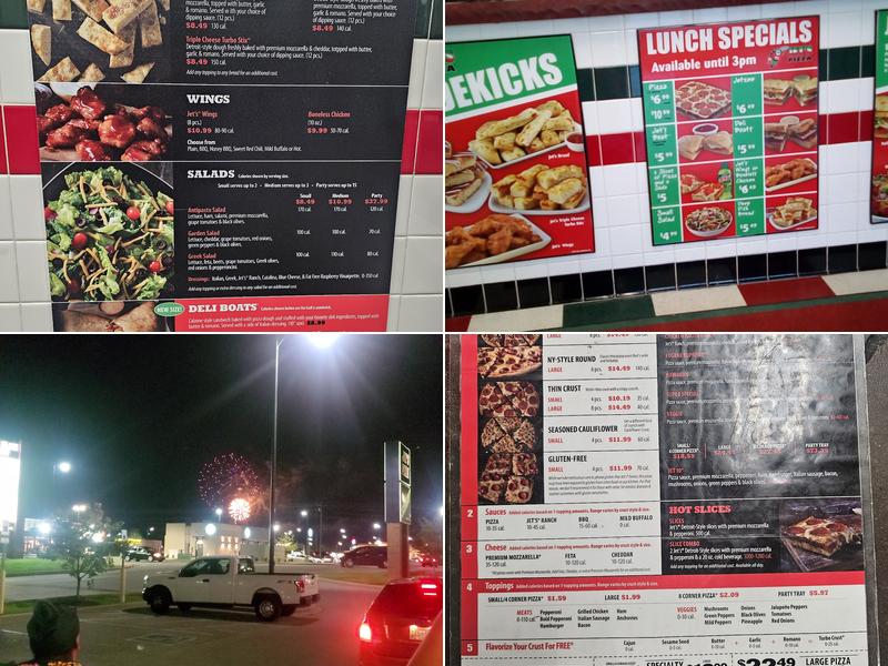 Jet's Pizza Menu