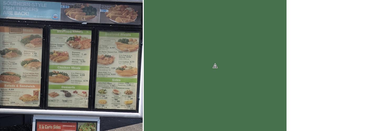 Captain D's Menu