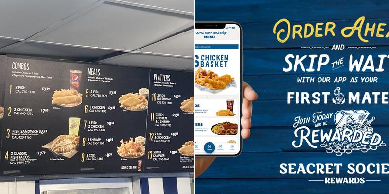 Long John Silver's Menu