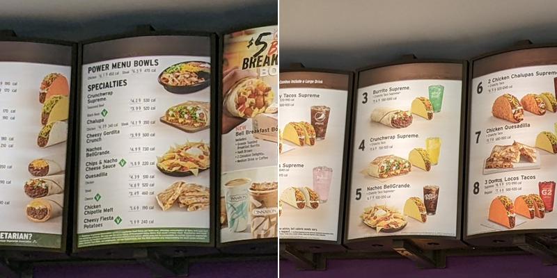 Taco Bell Menu