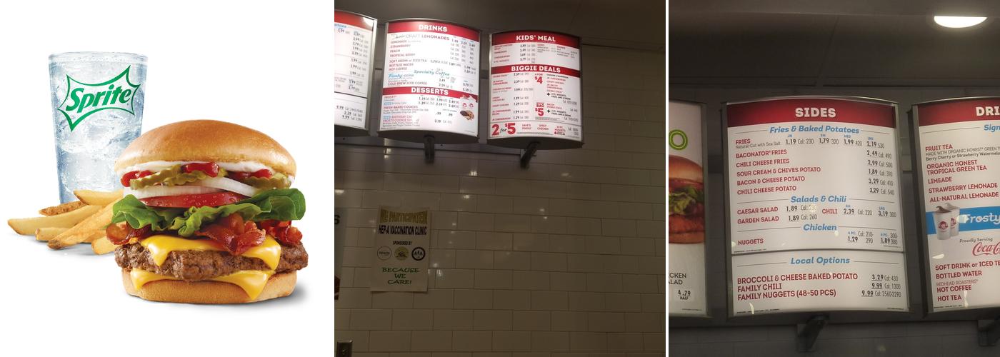Wendy's Menu