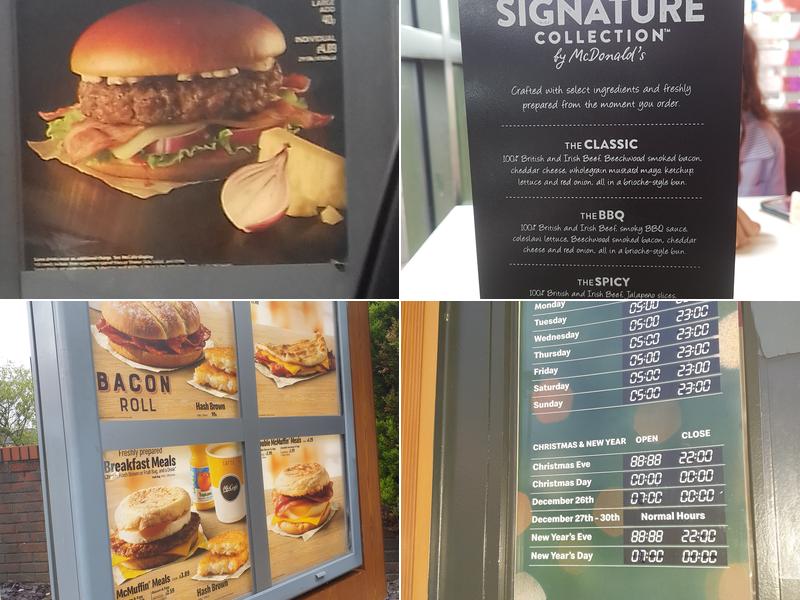 McDonald's Menu