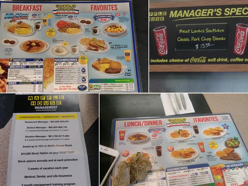 Waffle House Menu