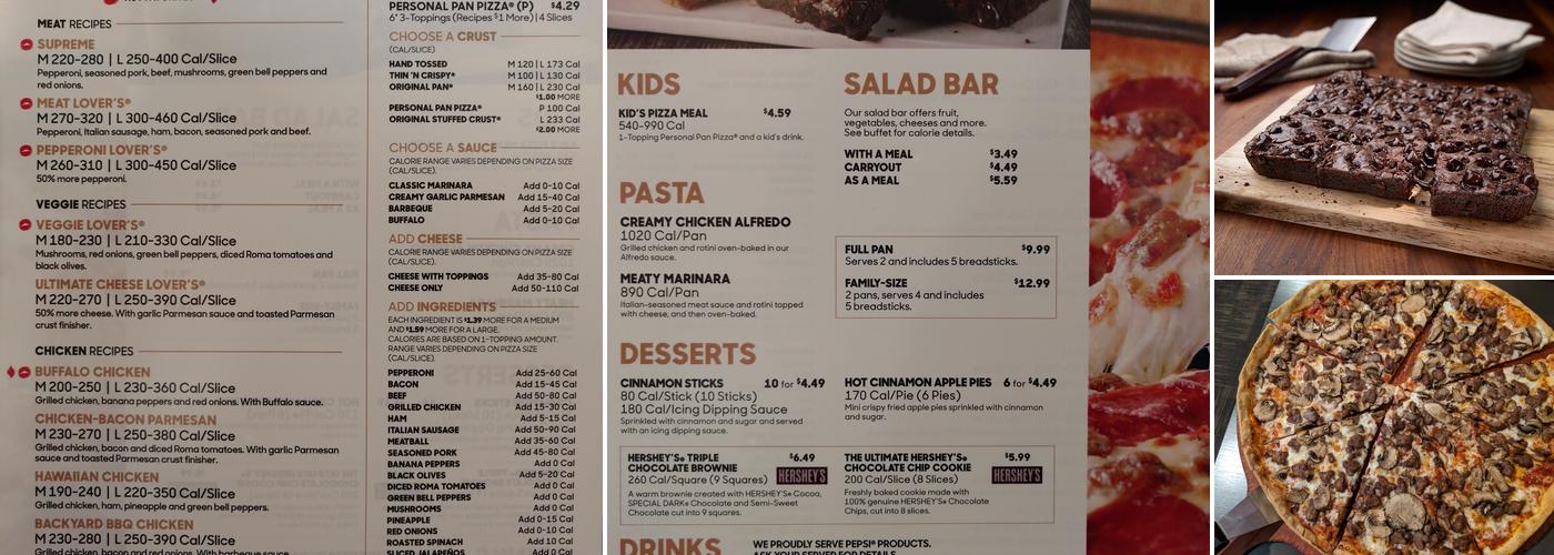 Pizza Hut Menu