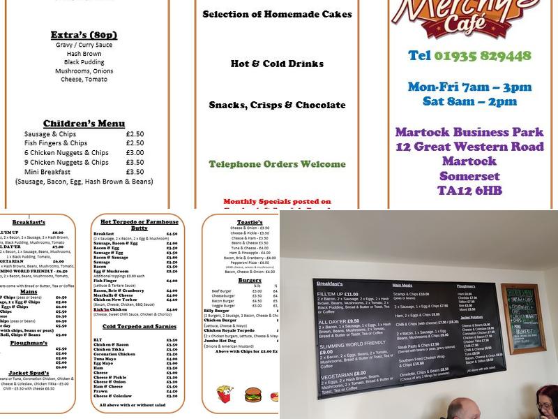 Merchy's Cafe Menu
