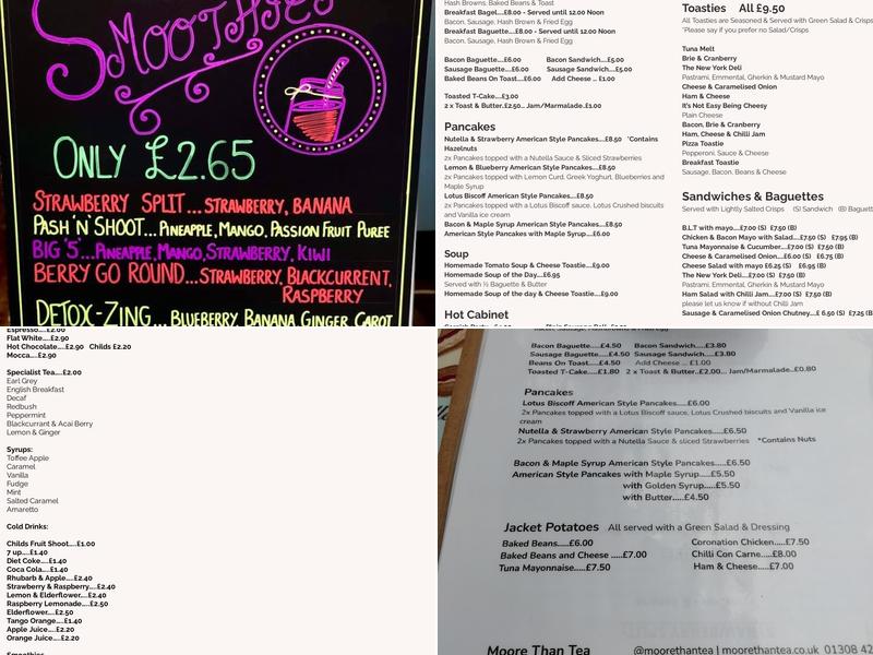 Moore Than Tea Menu