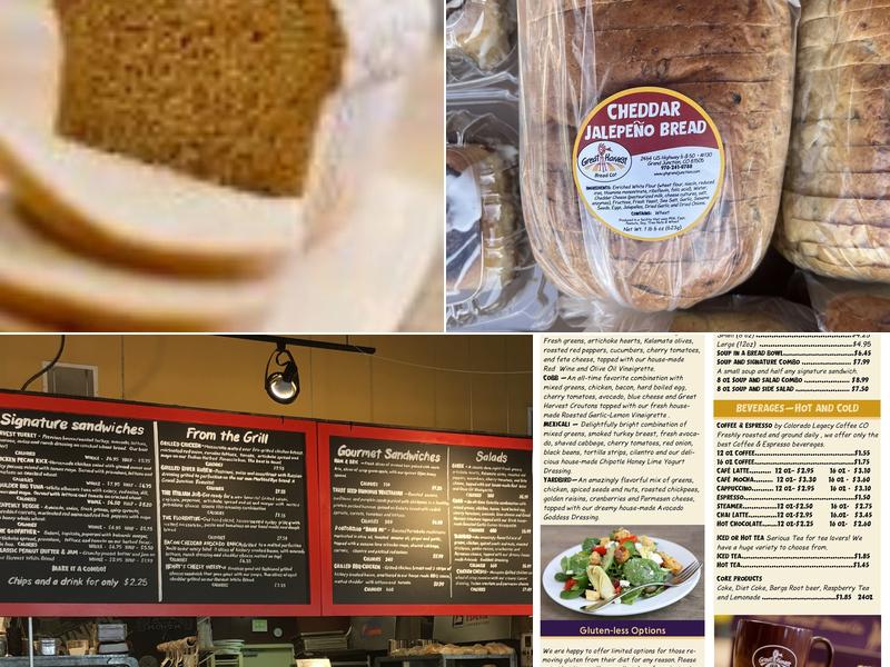 Great Harvest Bread Menu