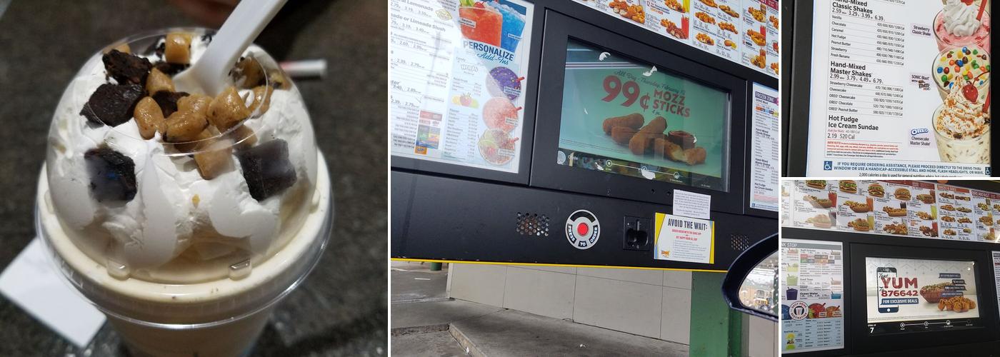 Sonic Drive-In Menu