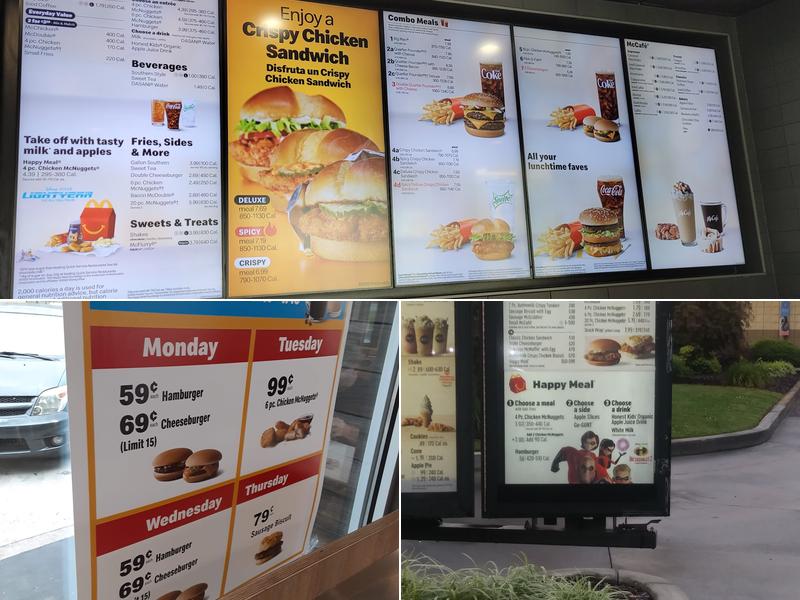 McDonald's Menu