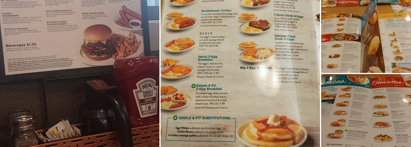IHOP Menu