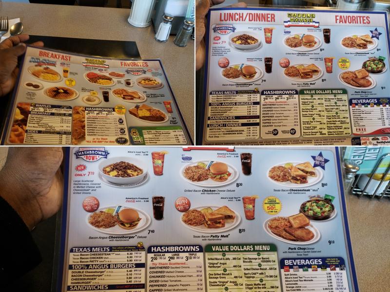 Waffle House Menu