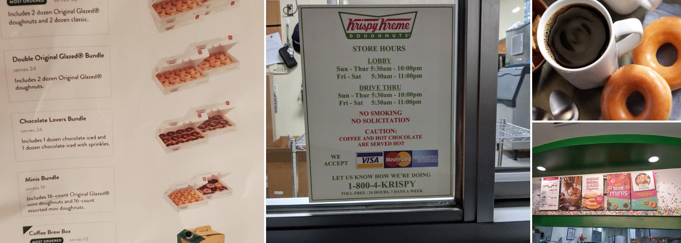 Krispy Kreme Menu