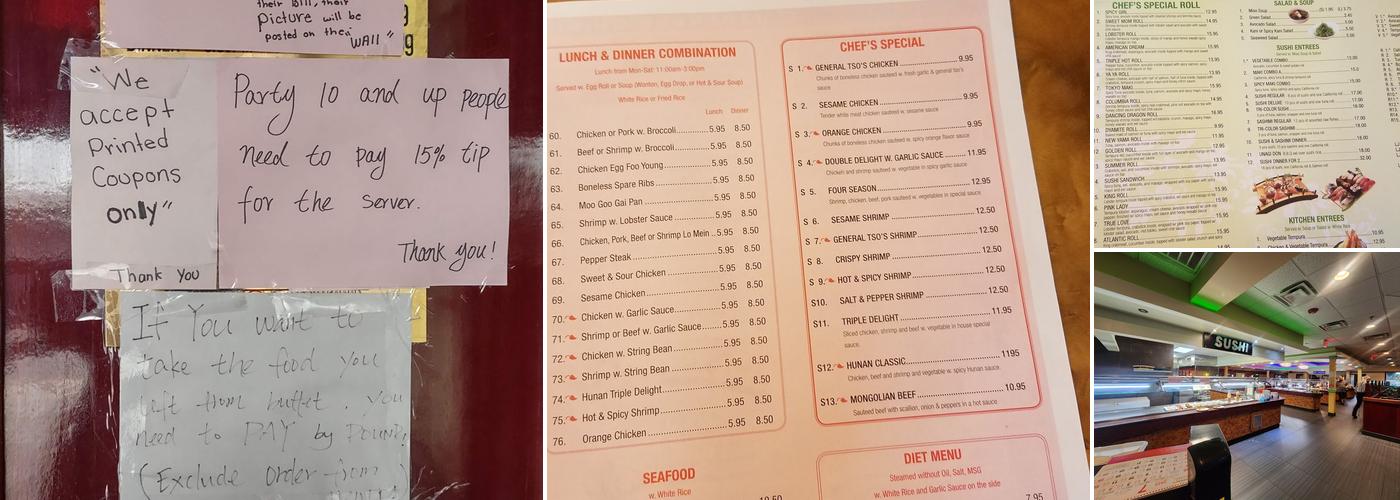 Hibachi Grill & Supreme Buffet Menu