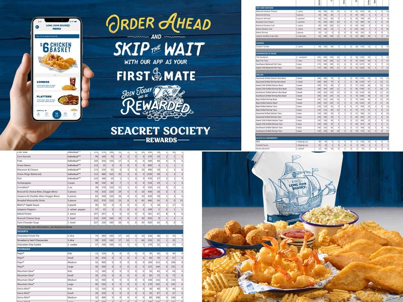 Long John Silver's Menu