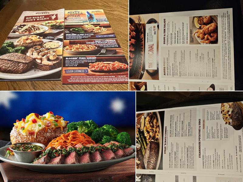Outback Steakhouse Menu