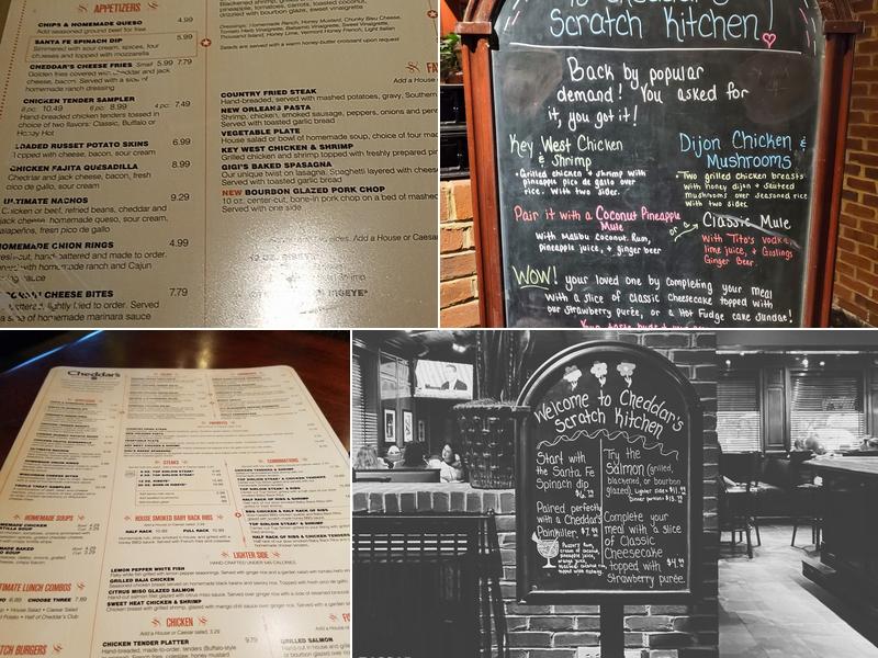 Cheddar's Scratch Kitchen Menu
