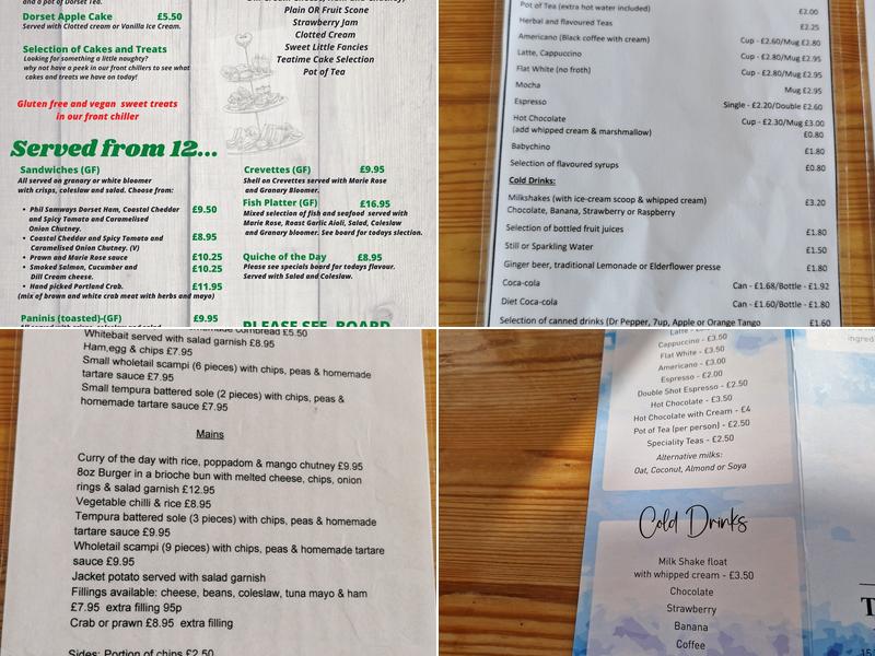 Brook Tea Rooms Menu