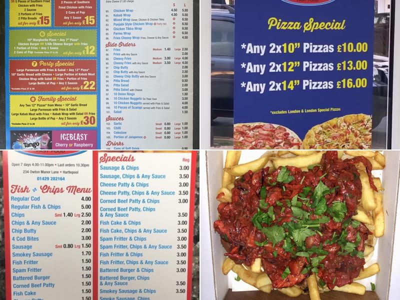 Gills Fast Food Menu