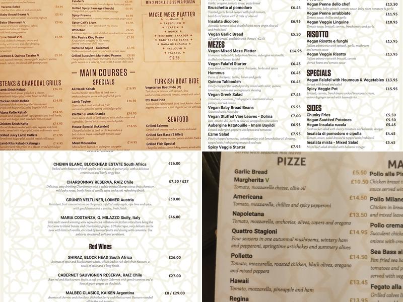 Pircio Menu