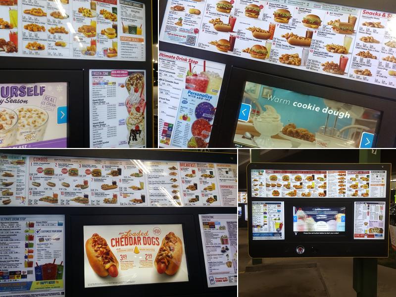 Sonic Drive-In Menu