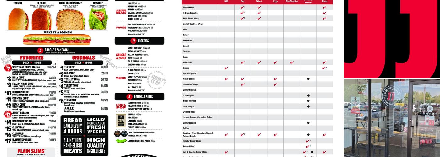Jimmy John's Menu