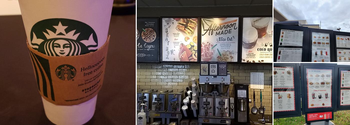 Starbucks Coffee Company Menu