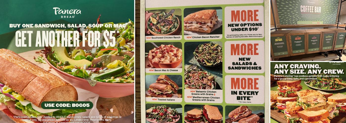 Panera Bread Menu