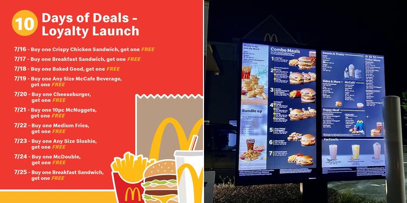 McDonald's Menu