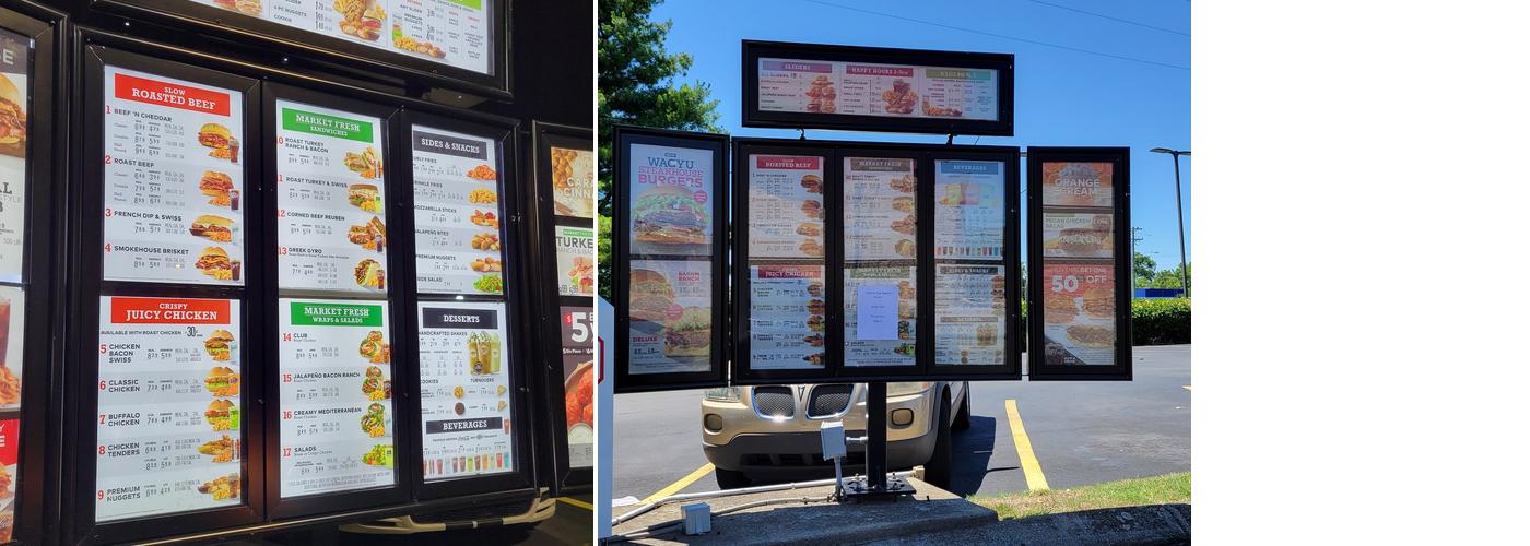 Arby's Menu