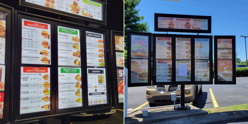 Arby's Menu