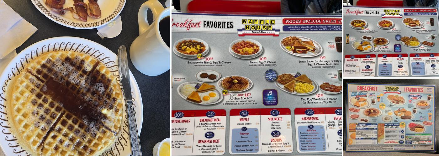 Waffle House Menu