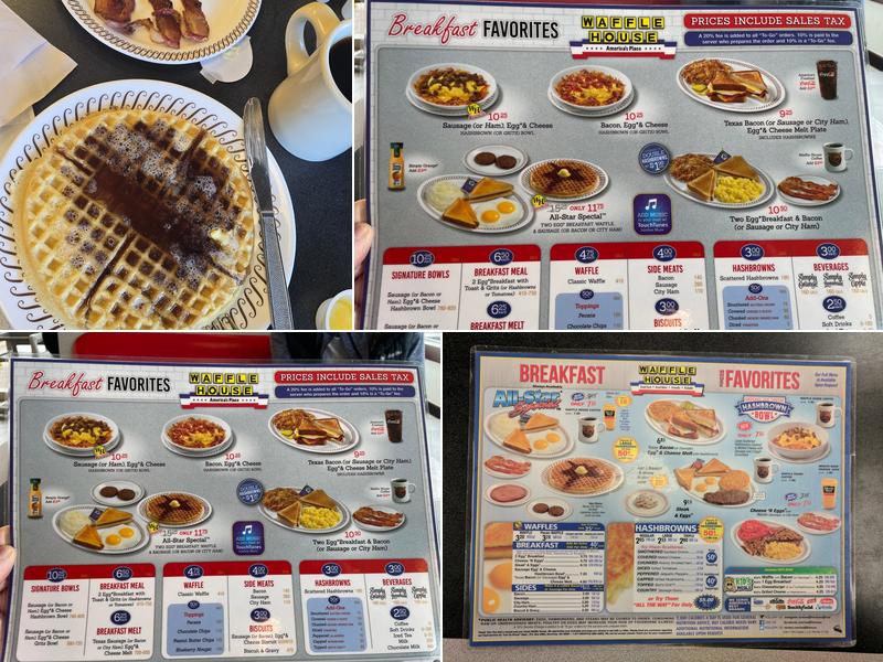Waffle House Menu