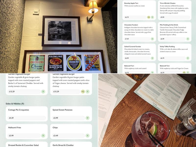 Chiltern Hundreds Menu