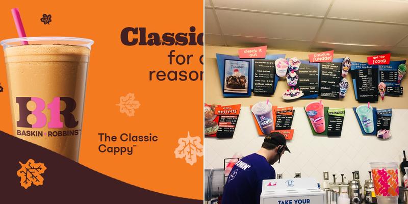 Baskin-Robbins Menu