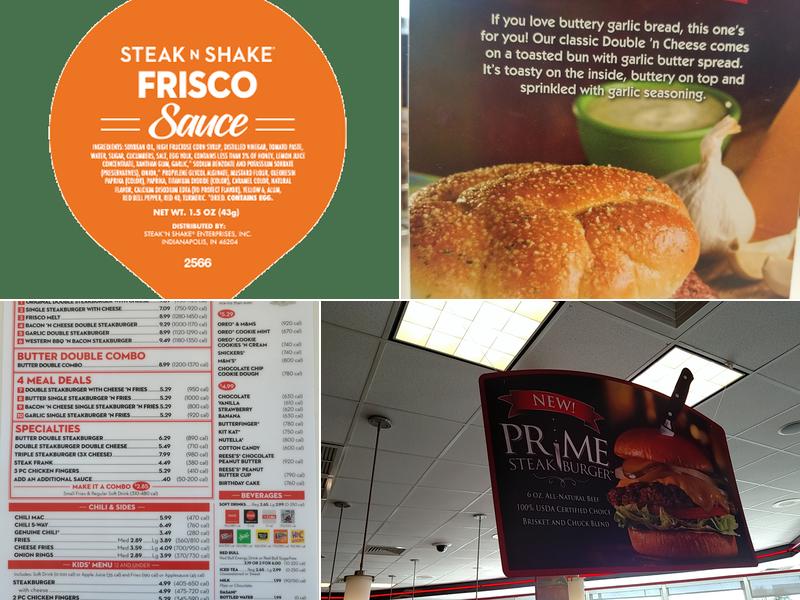 Steak 'n Shake Menu