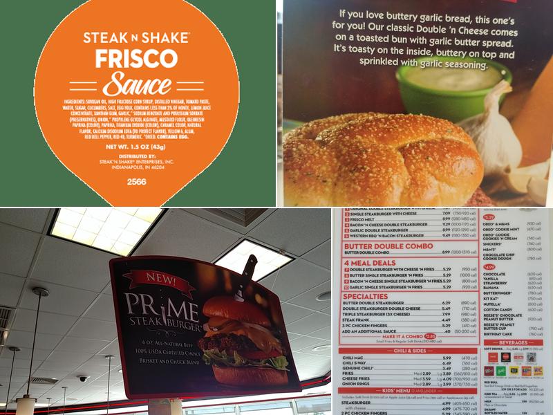 Steak 'n Shake Menu