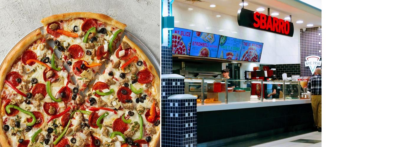 Sbarro Menu