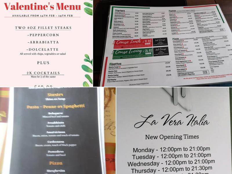 Oli & Joe's Sunniside Menu