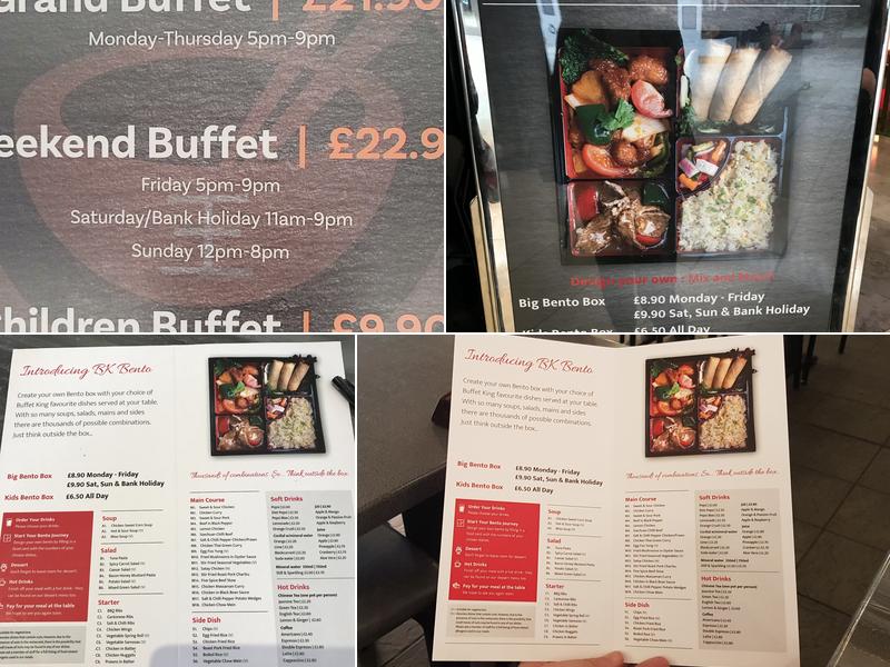 Buffet King Menu