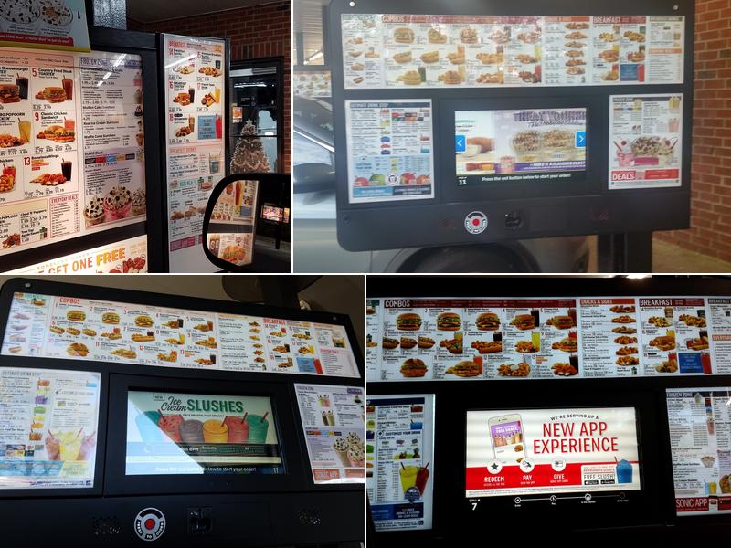 Sonic Drive-In Menu