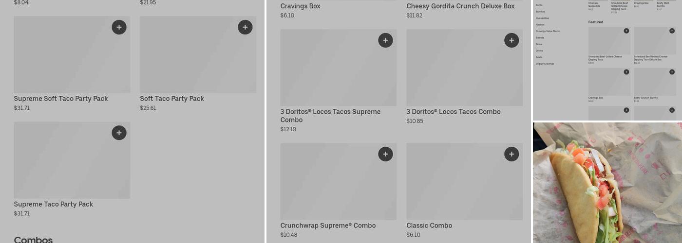 Taco Bell Menu