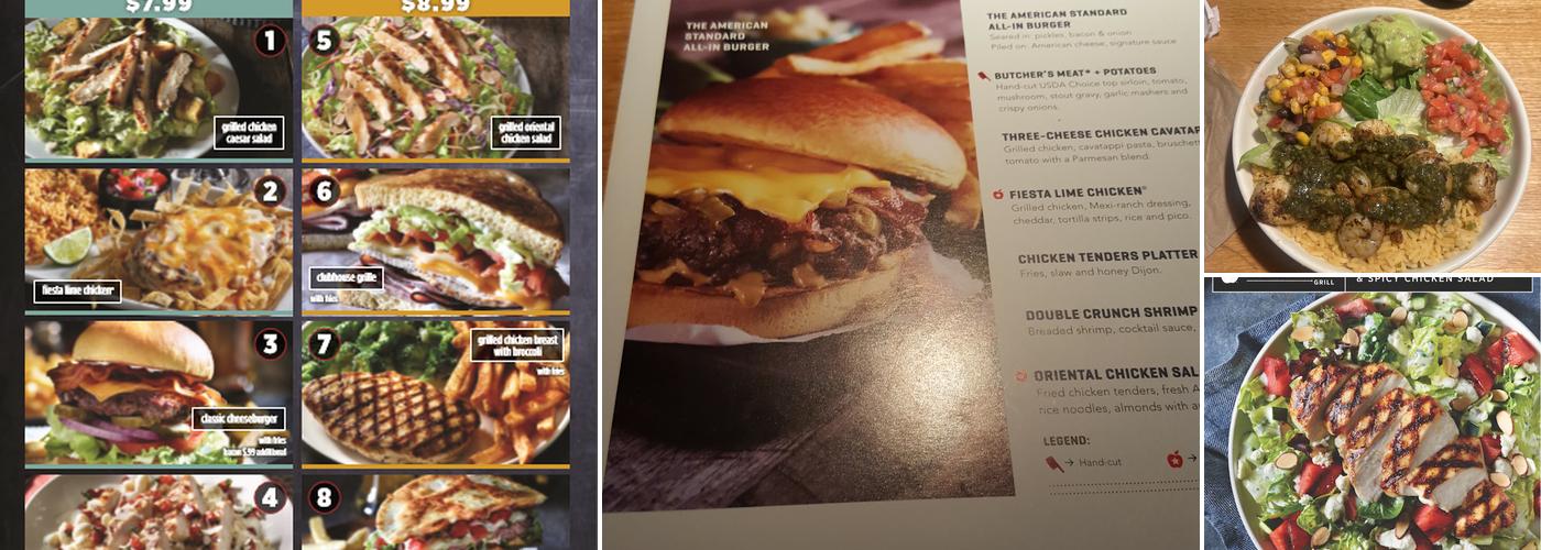 Applebee's Grill + Bar Menu