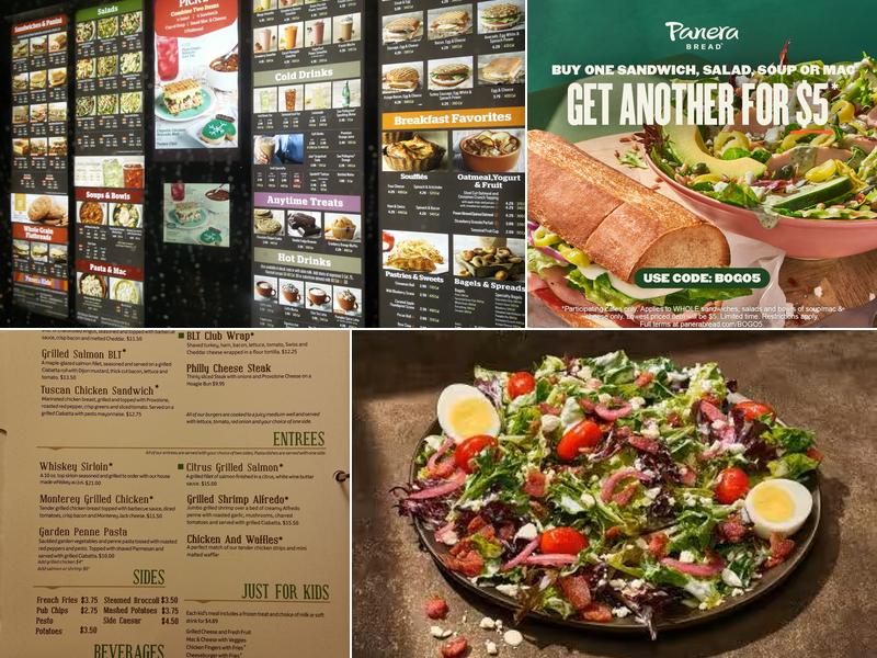 Panera Bread Menu