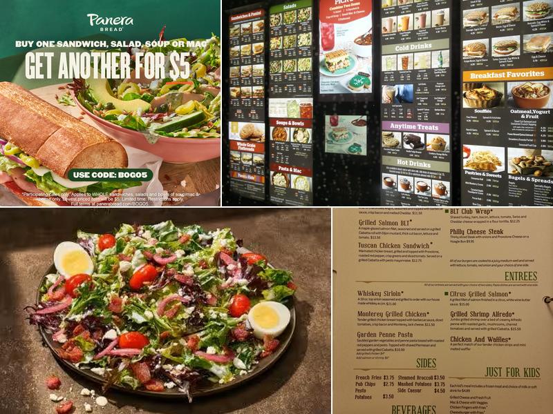 Panera Bread Menu